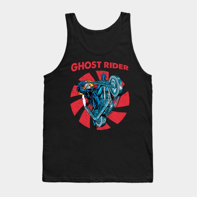 Retro Ghost Rider Tank Top by OniSide